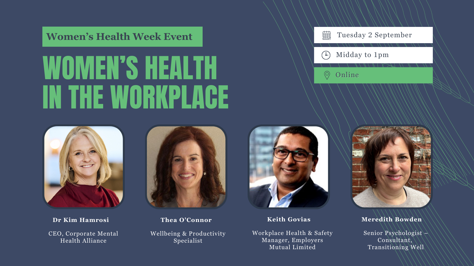 Free Webinar: Women's Health in the Workplace - CMHAA