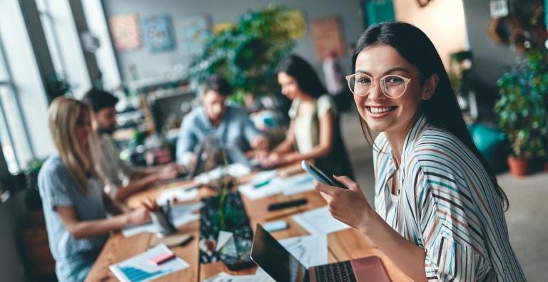 Business people working